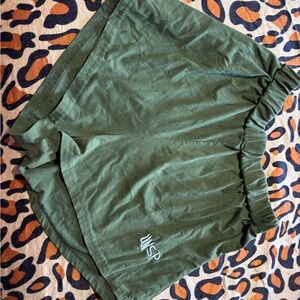 SHEIN Olive Green Elastic Shorts